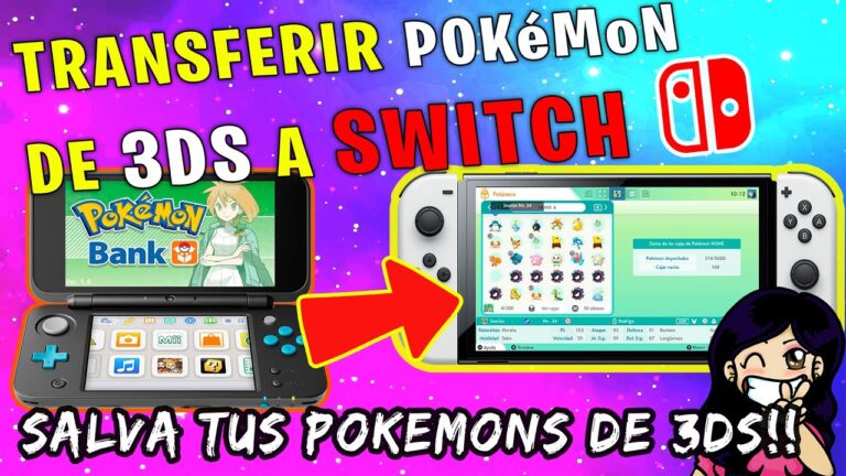 ¡Transfiere tus Pokémon de 3DS a Switch en segundos!