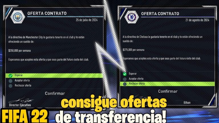 El desafío del jugador en Modo Carrera FIFA 22: ¿Por qué no llegan las ofertas?