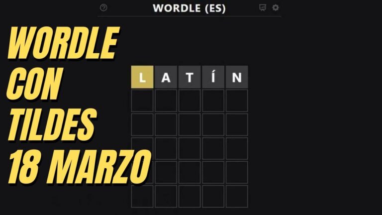 ¡Descubre la palabra de hoy en Wordle con la tilde como protagonista en sólo 70 caracteres!