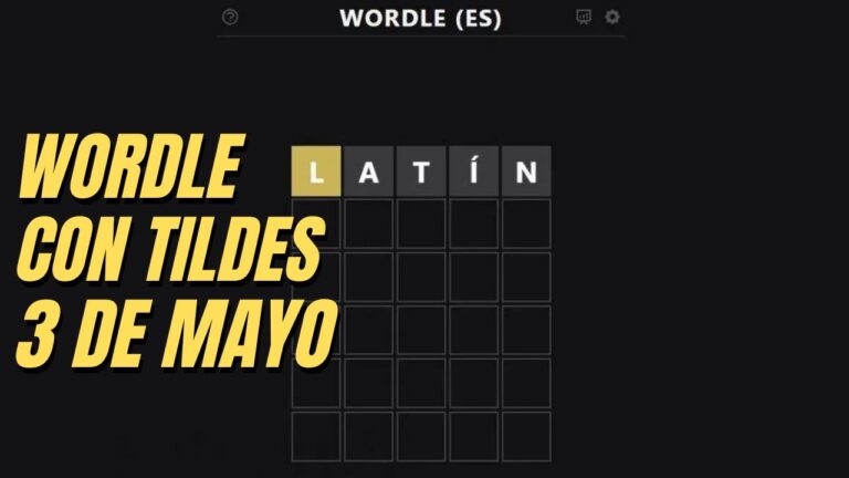 Solución Hoy para Wordle Español con Tildes ¡Juega sin Problemas!