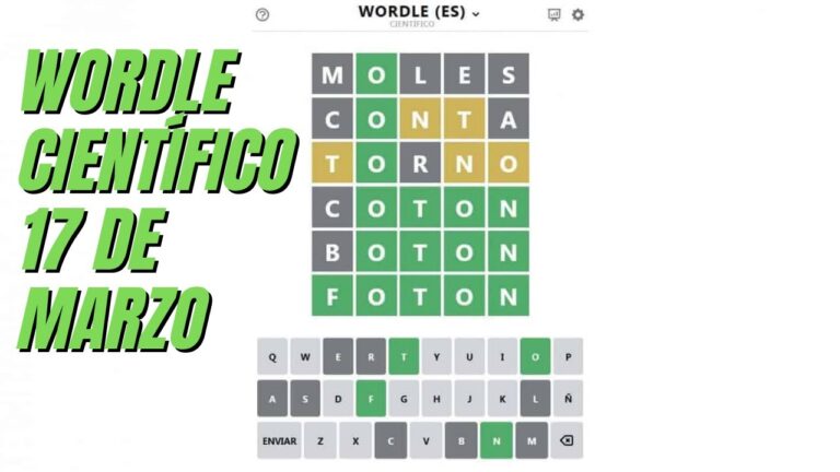 Descubre el fascinante mundo de las palabras científicas de 6 letras con Wordle